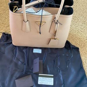 Additional💕Prada💕Double Bag 100% Leather pics